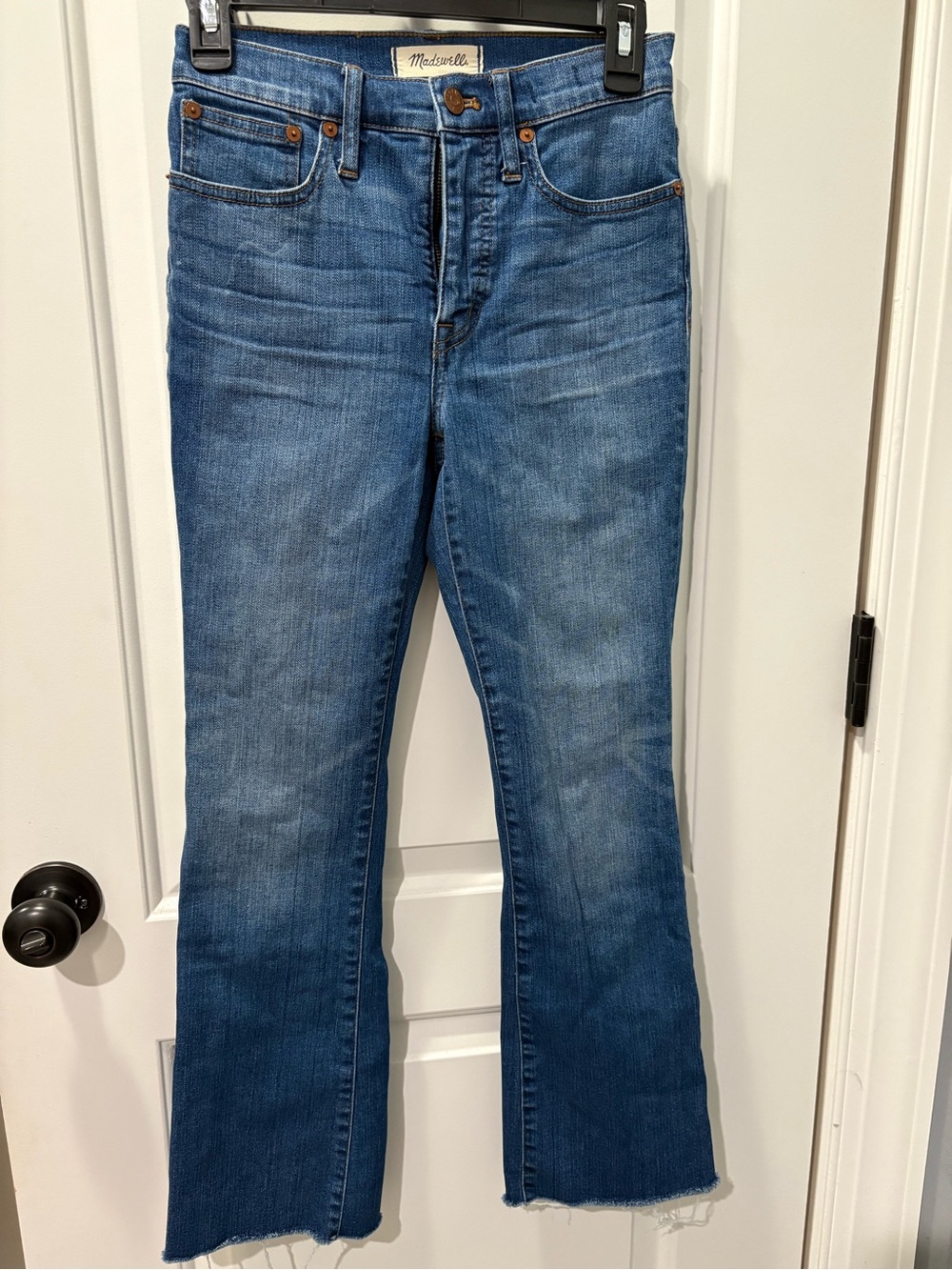 Madewell Blue Bootcut Jeans